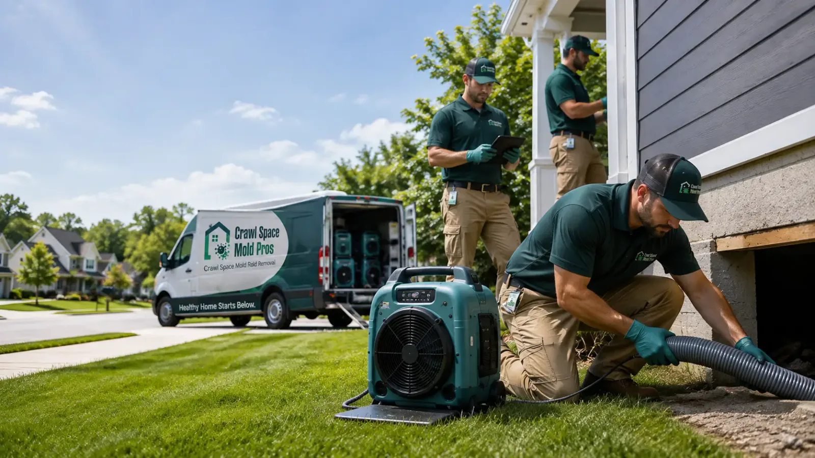 Crawl Space Mold Removal in Longton, KS